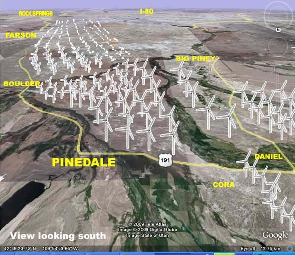 Wind Farm. Photo by Pinedale Offline.