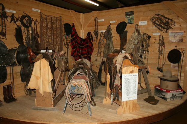 Saddles and Tack. Photo by Dawn Ballou, Pinedale Online.