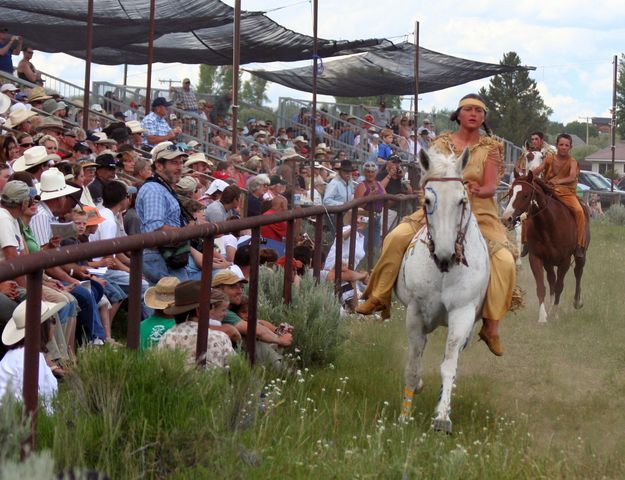 Rendezvous Pageant. Photo by Clint Gilchrist, Pinedale Online.