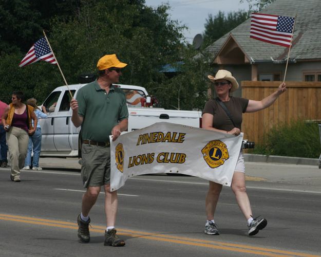 Pinedale Lions Club. Photo by Dawn Ballou, Pinedale Online.