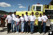 Kendall Valley Volunteer Firefighters. Photo by Dawn Ballou, Pinedale Online.