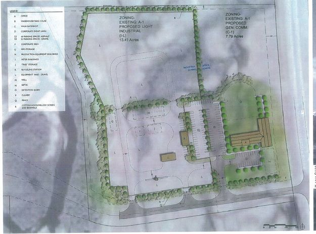 Questar building proposal. Photo by Dawn Ballou, Pinedale Online.