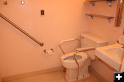 Bathroom. Photo by Dawn Ballou, Pinedale Online.