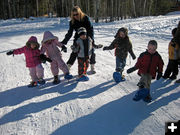 Snowshoeing. Photo by Children's Learning Center.