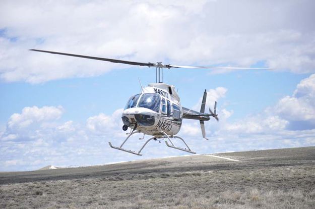 Transport Helicopter. Photo by Sweetwater County Sheriffs Office.