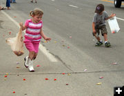 Parade Candy. Photo by Clint Gilchrist, Pinedale Online.