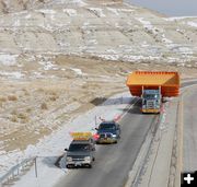 Unplanned exit. Photo by Wyoming Department of Transportation.