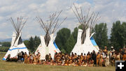 Indian Village. Photo by Clint Gilchrist, Pinedale Online.