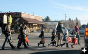 Taking to the streets. Photo by Dawn Ballou, Pinedale Online.