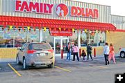 Family Dollar Store. Photo by Megan Neher, Pinedale Roundup.