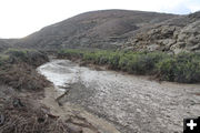 Mud channel. Photo by Dawn Ballou, Pinedale Online.