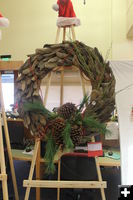 Wreath Auction. Photo by Pinedale Online.