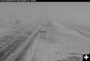 I-80 in the winter. Photo by Wyoming Department of Transportation.