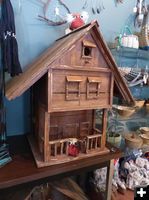 Wooden Doll House. Photo by Dawn Ballou, Pinedale Online.