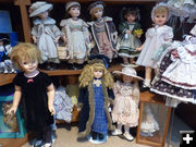 Dolls. Photo by Dawn Ballou, Pinedale Online.