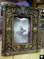 Cowboy frame. Photo by Dawn Ballou, Pinedale Online.