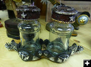 Spur Salt & Pepper Shakers. Photo by Dawn Ballou, Pinedale Online.