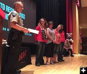Teacher awards. Photo by Sublette County Sheriffs Office.