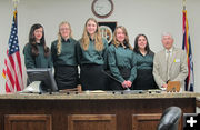 With Senator Stan Cooper. Photo by Sublette 4-H.