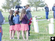 Pledge of Allegiance. Photo by Dawn Ballou, Pinedale Online.