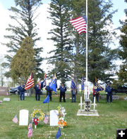 Memorial Day services. Photo by Dawn Ballou, Pinedale Online.