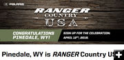 Pinedale is Ranger Country USA. Photo by Polaris.