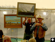 Dave Stephens Auctioneer. Photo by Dawn Ballou, Pinedale Online.