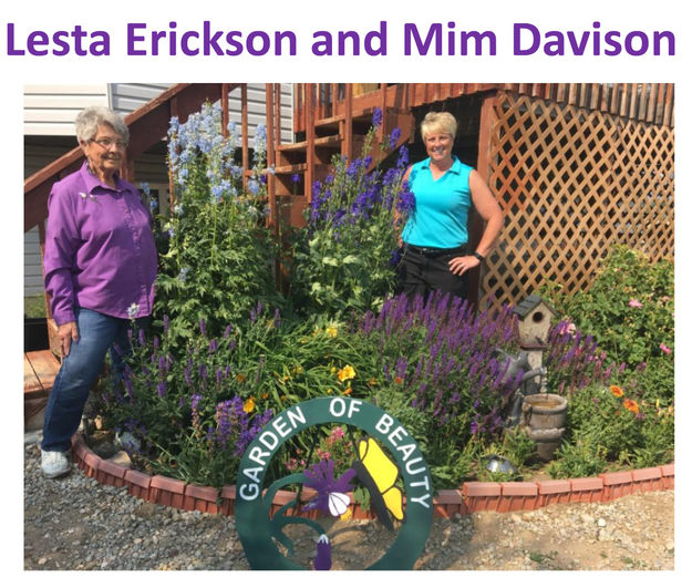 Lesta Erickson & Mim Davison. Photo by Sage & Snow Garden Club.