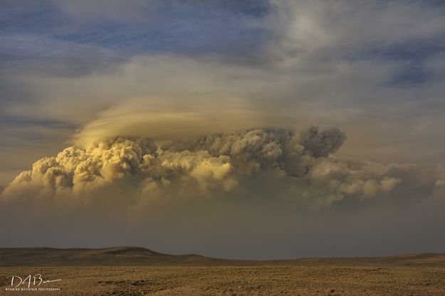 Roosevelt Fire smoke. Photo by Dave Bell.
