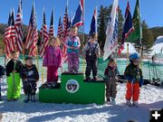 3-4 year old age group winners. Photo by White Pine Ski Area.