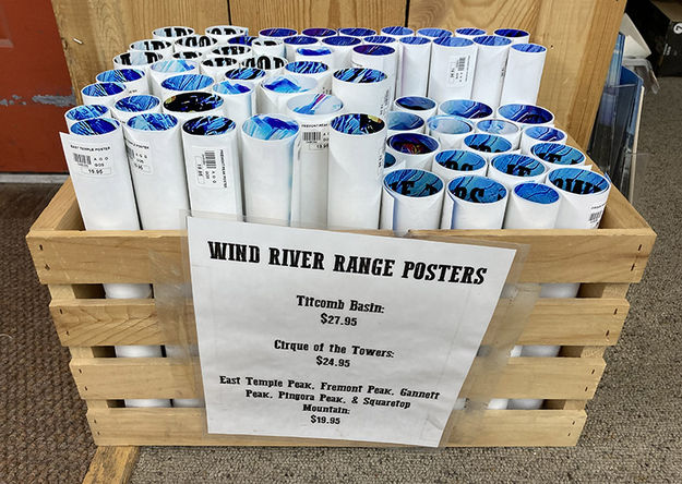Wind River Range Posters. Photo by Dawn Ballou, Pinedale Online.