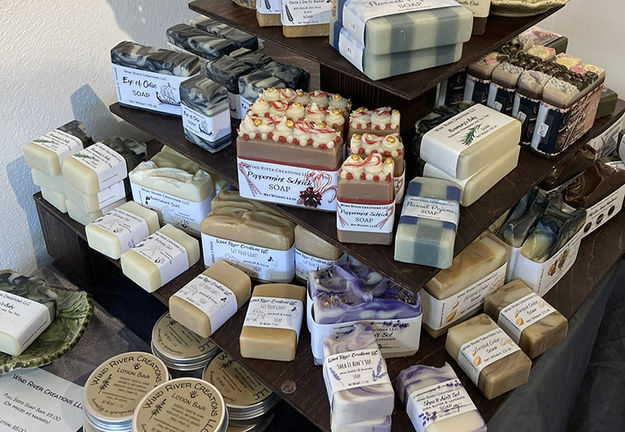 Handmade Soaps. Photo by Dawn Ballou, Pinedale Online.