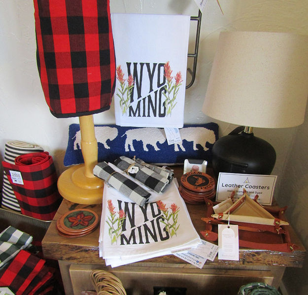 Wyoming Tea Towels. Photo by Dawn Ballou, Pinedale Online.