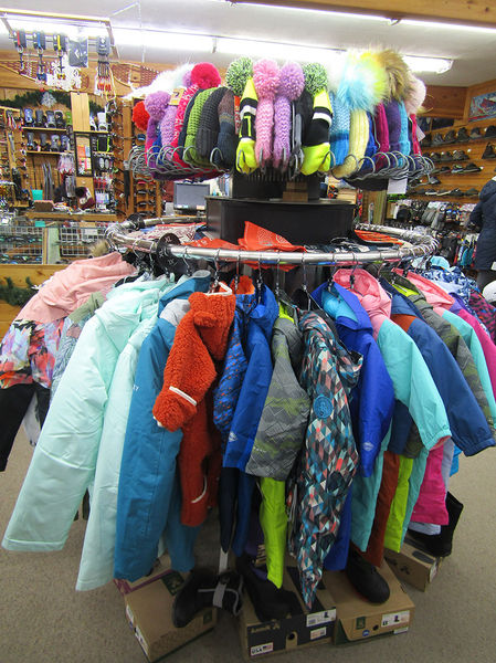 Kids Coats, Snowsuits and Hats. Photo by Dawn Ballou, Pinedale Online.