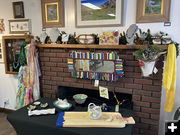 Gallery display. Photo by Dawn Ballou, Pinedale Online.
