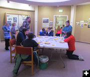 Crafts at the Museum. Photo by Dawn Ballou,Pinedale Online.