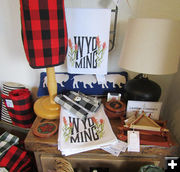 Wyoming Tea Towels. Photo by Dawn Ballou, Pinedale Online.