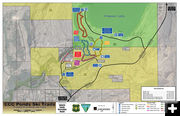 CCC Ski Trail Map. Photo by Sublette County Recreation Board.