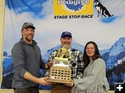 2023 Trophy. Photo by Pedigree Stage Stop Sled Dog Race.