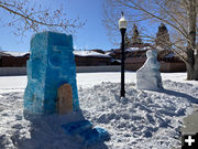 Snow Sculptures. Photo by Pinedale Online.