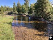 Pine Creek. Photo by Dawn Ballou, Pinedale Online.