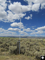 Flagpole. Photo by Pinedale Online.