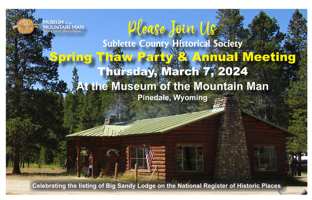 Spring Thaw Party March 7, 2024. Photo by Museum of the Mountain Man.