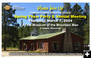 Spring Thaw Party March 7, 2024. Photo by Museum of the Mountain Man.
