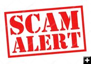 Scam Alert. Photo by Pinedale Online.