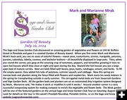 Mark and Marianne Mrak. Photo by Sage & Snow Garden Club.