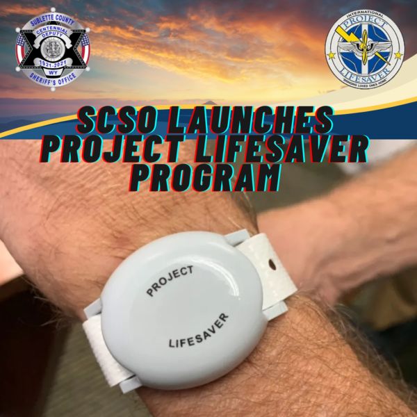 Project Lifesaver. Photo by Sublette County Sheriff's Office.