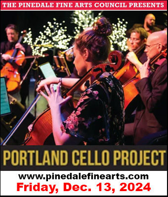 Portland Cello Project. Photo by Pinedale Fine Arts Council.