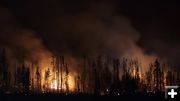 Near Strawberry Warming Hut. Photo by Teton Interagency Fire.