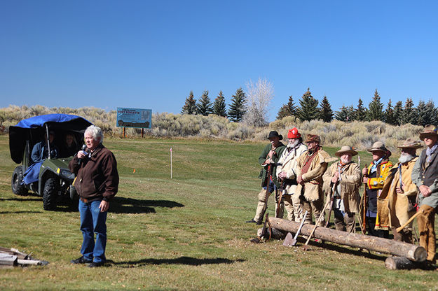Presentation. Photo by Mindi Crabb.